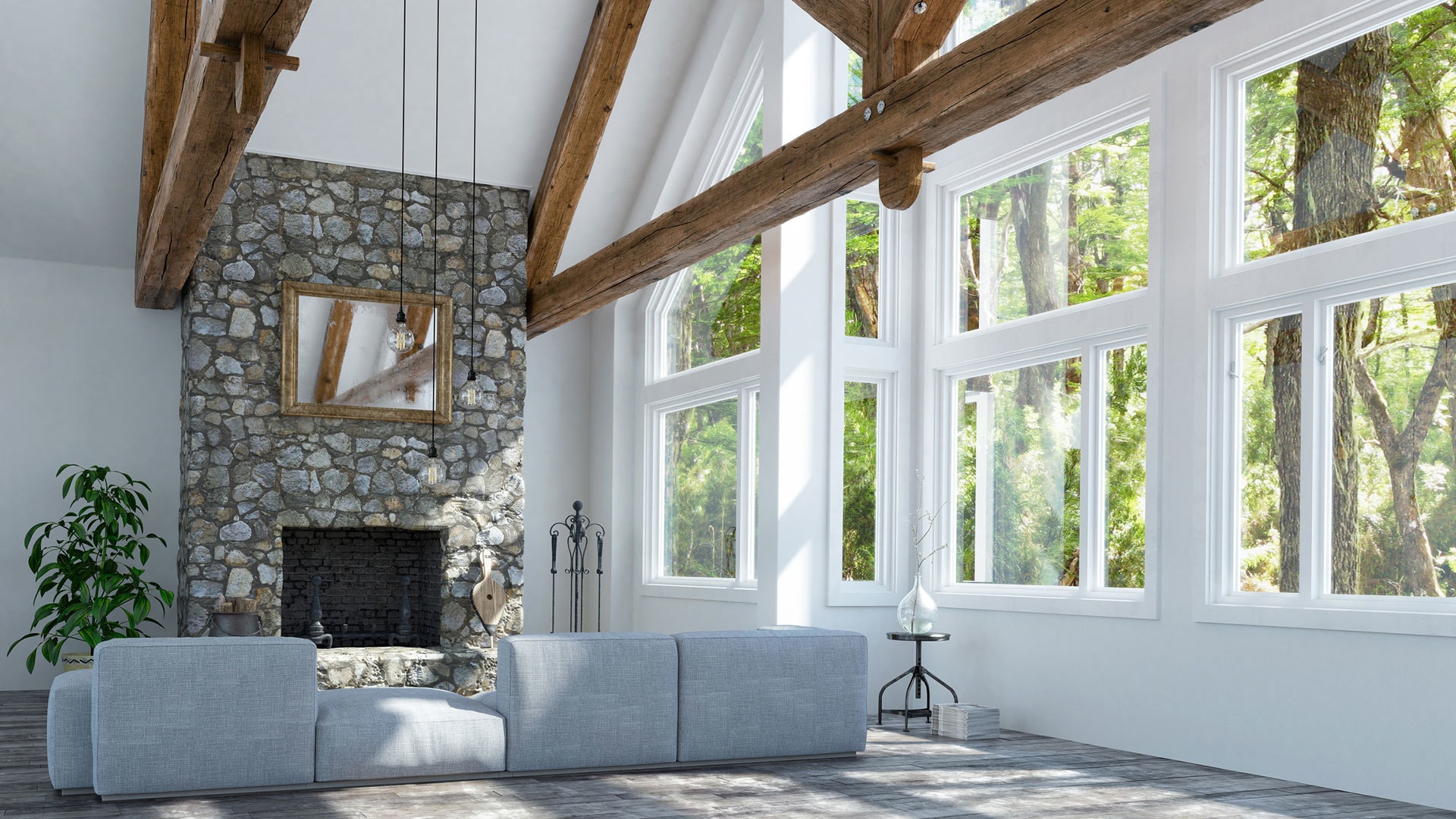 Modern interior room