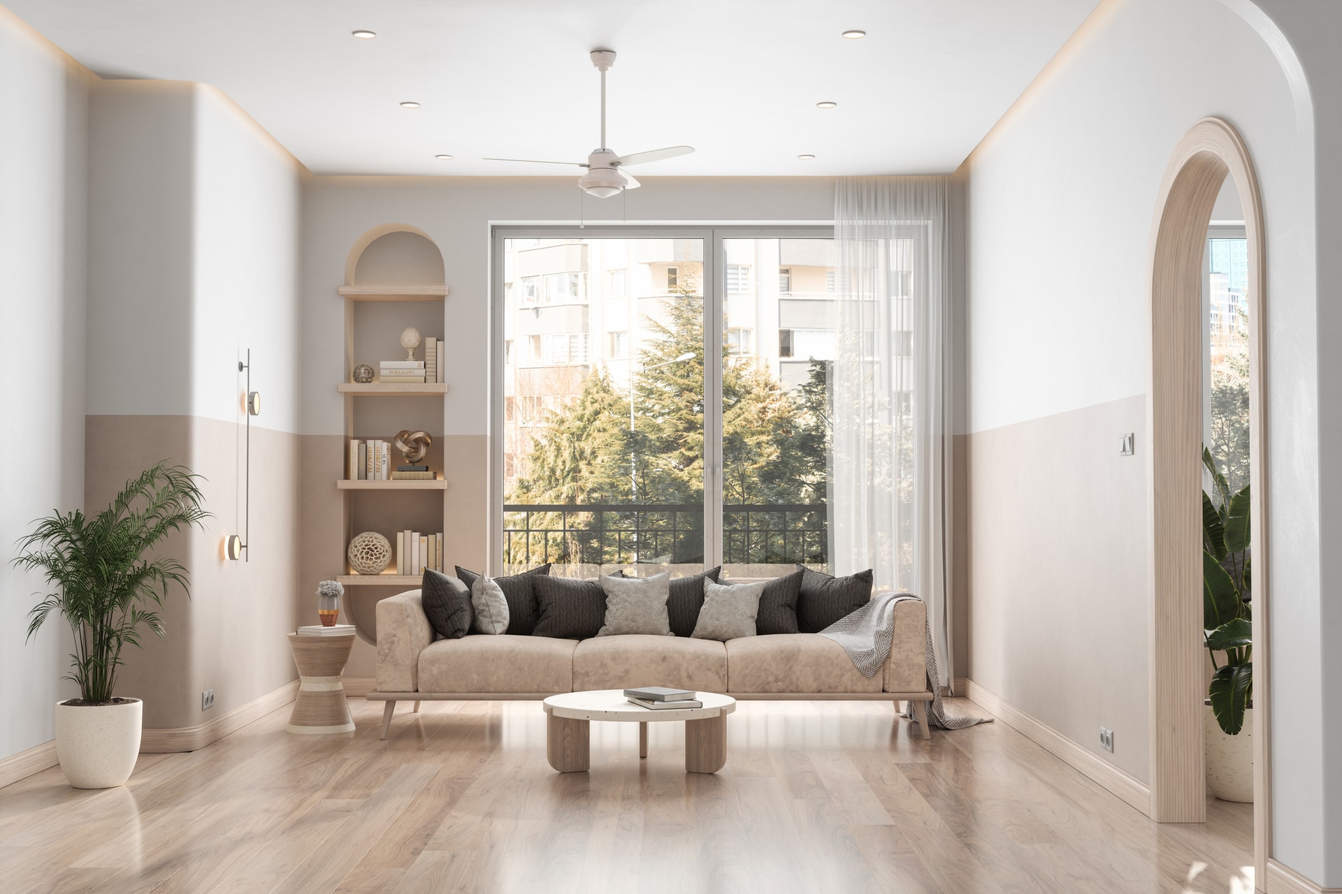 Modern interior room